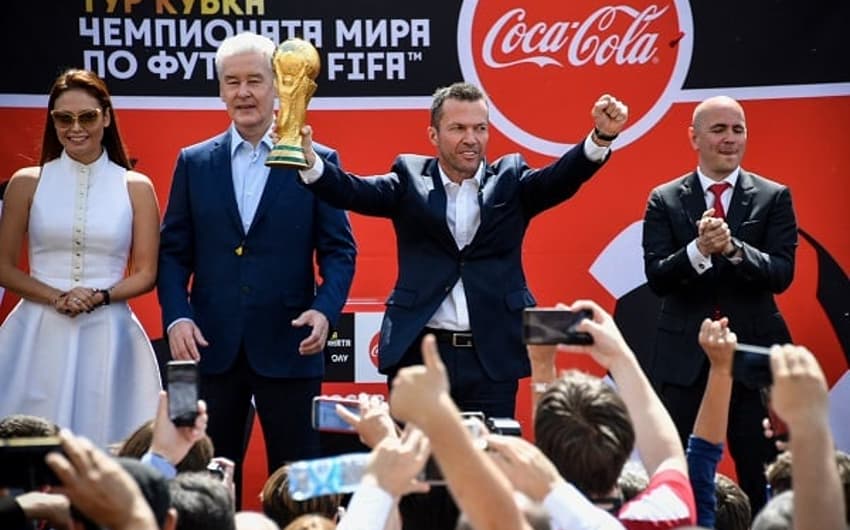 Chegada da Taça do Mundo a Moscou