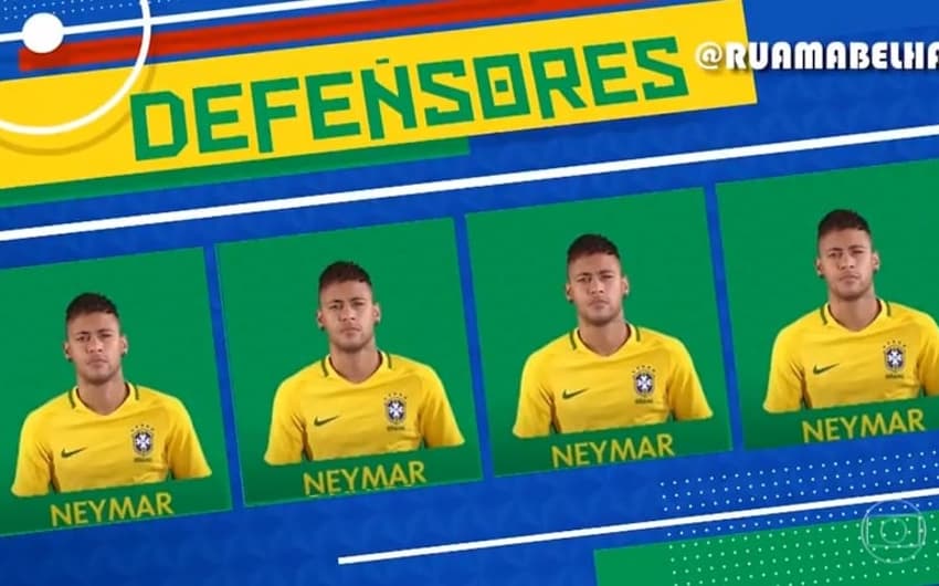 Galvão Bueno e os 23 Neymar na Copa do Mundo
