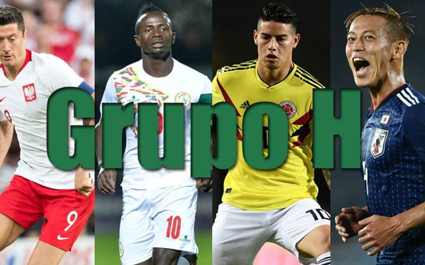 Grupo H da Copa do Mundo não tem favorito, mas sim disputa intensa pela liderança entre Colômbia, Japão, Polônia e Senegal prometem disputa intensa pela liderança da chave