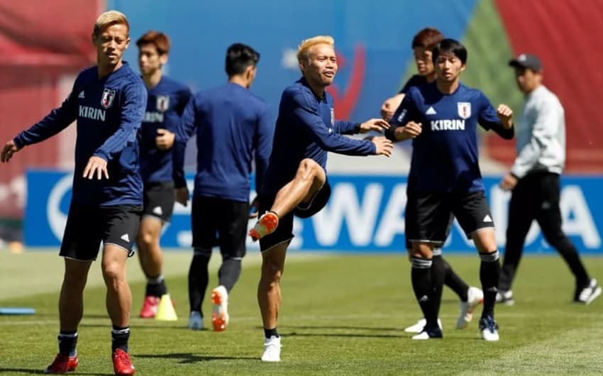 Seleção japonesa segue embalada nos treinos a dois dias da estreia no Mundial
