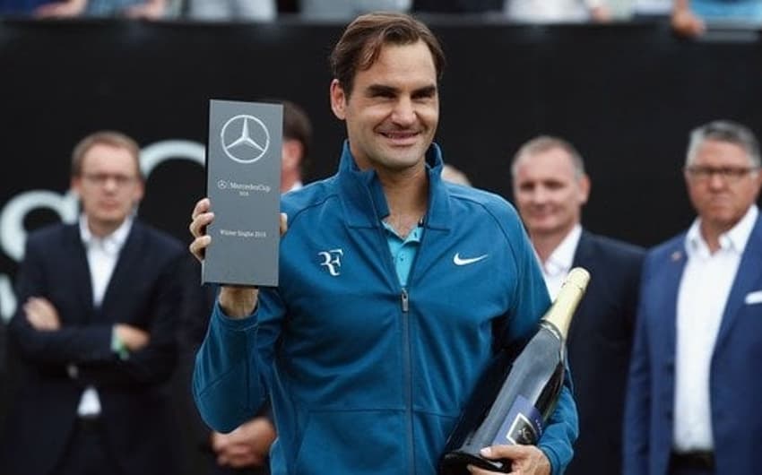 Roger Federer campeão em Stuttgart