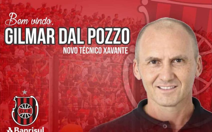 Gilmar dal Pozzo anunciado pelo Brasil de Pelotas