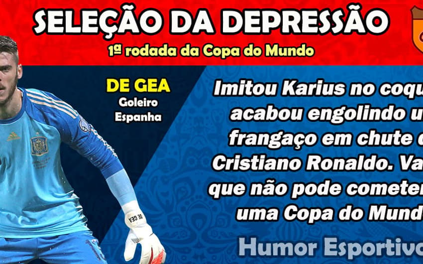 Humor na Copa: Seleção da Depressão da 1ª rodada