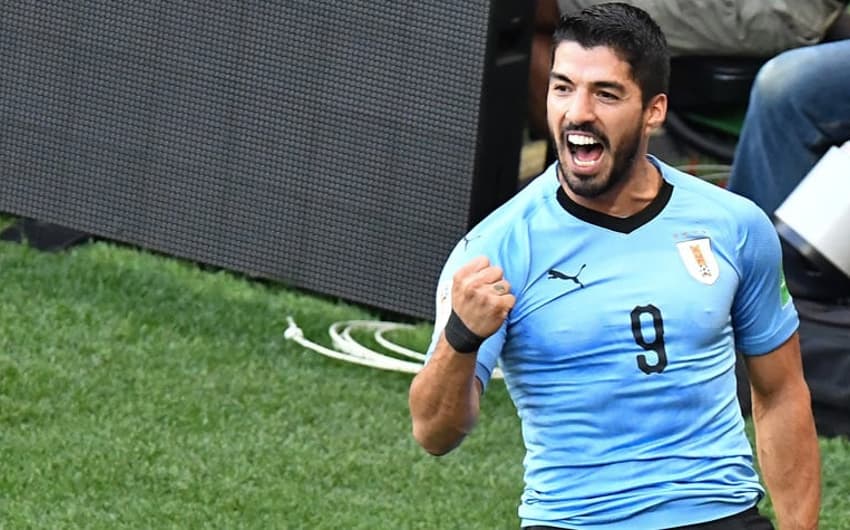 Suárez foi um dos destaques na vitória do Uruguai sobre a Arábia Saudita, por 1 a 0