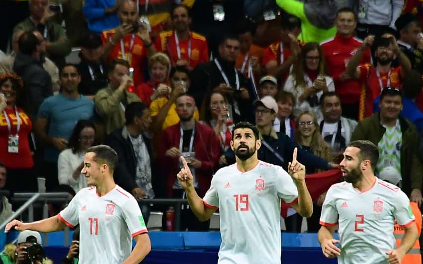 Diego Costa é o artilheiro da Espanha na Copa do Mundo e desafogou a seleção na partida