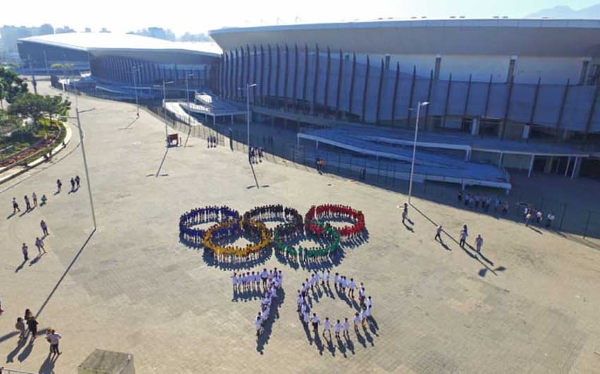 Celebração do Dia Olímpico na Arena 2 do Parque Olímpico