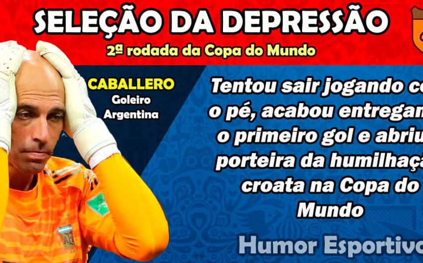 Humor na Copa: Seleção da Depressão da 2ª rodada