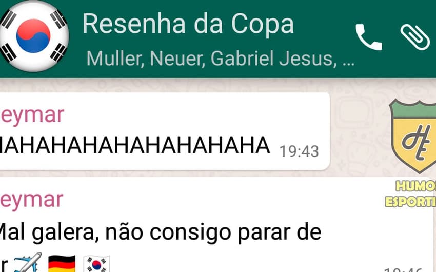 WhatsApp da Zoeira #1 - Copa do Mundo