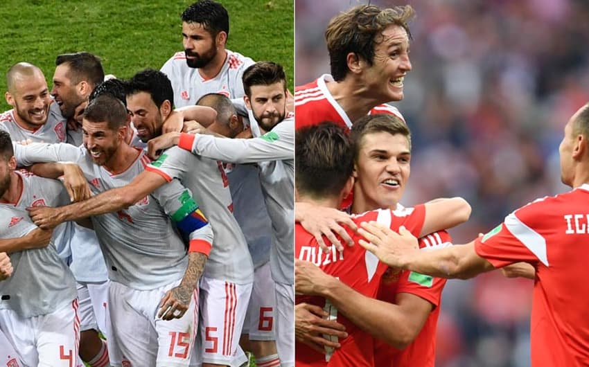 Espanha x Rússia: confira como foram os jogos das equipes na fase de grupos