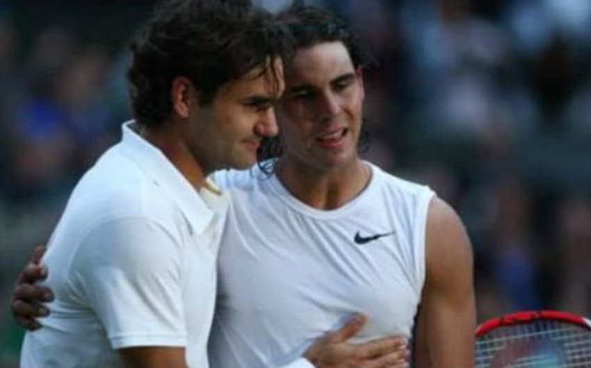 Federer e Nadal em Wimbledon 2008