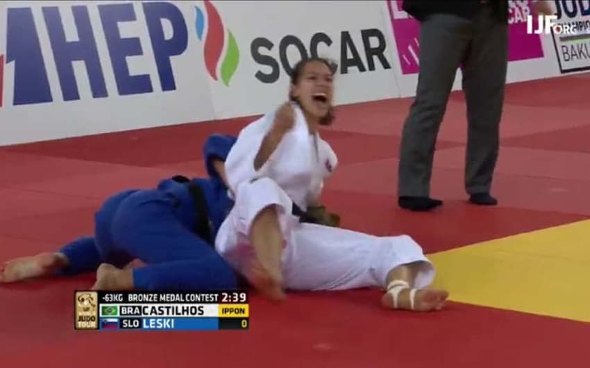 Alexia Castilhos no GP de Zagreb de judo,
