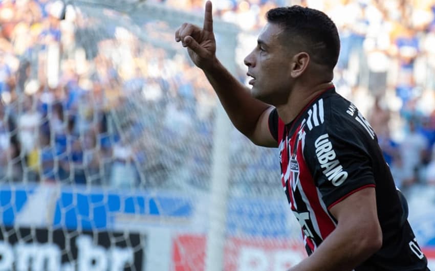Diego Souza abriu o placar para o São Paulo&nbsp;