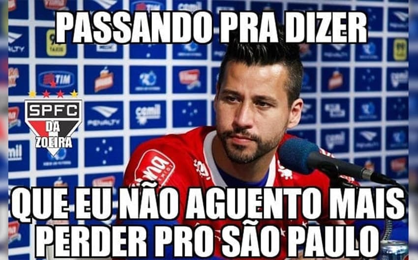 Os melhores memes de Cruzeiro 0 - 2 São Paulo