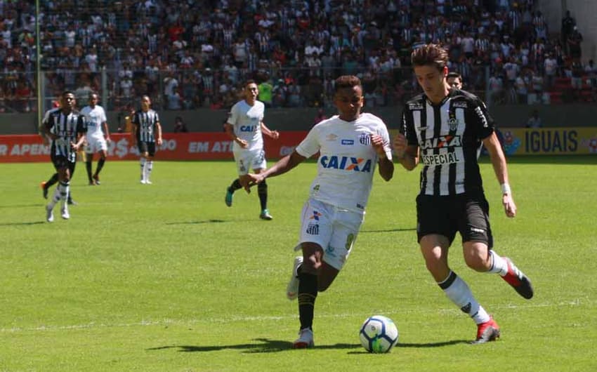 Último confronto:&nbsp;&nbsp;Santos 1 x 3 Atlético-MG – Campeonato Brasileiro – Independência (12/08/2018)
