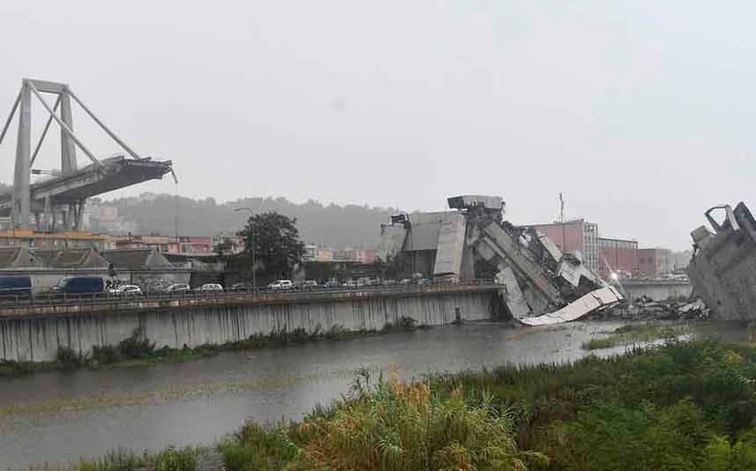 ponte que desabou na Itália