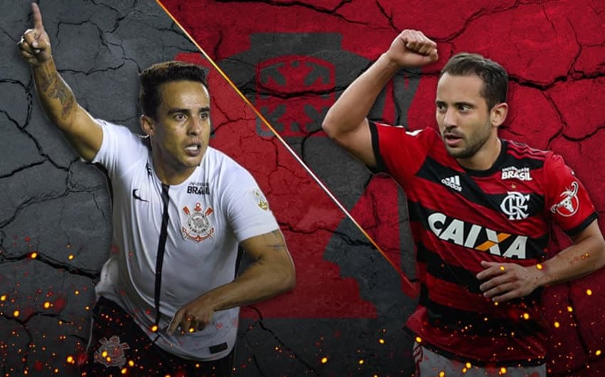 Corinthians e Flamengo farão o primeiro duelo da semifinal da Copa do Brasil na próxima quarta-feira