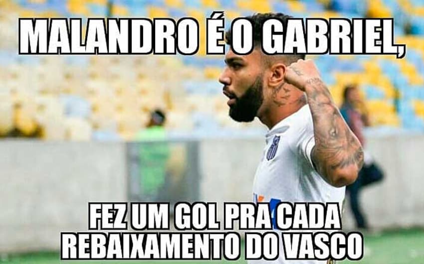 Os melhores memes de Vasco 0 x 3 Santos