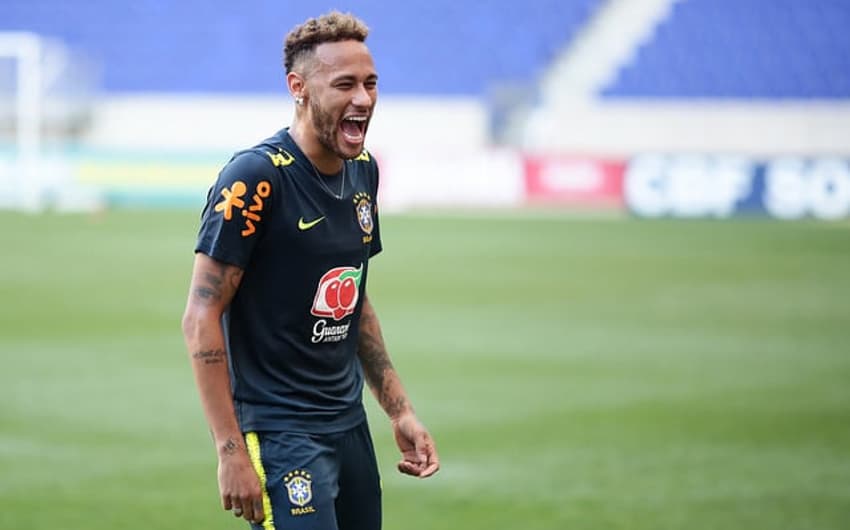 Treino da Seleção Brasileira - Neymar