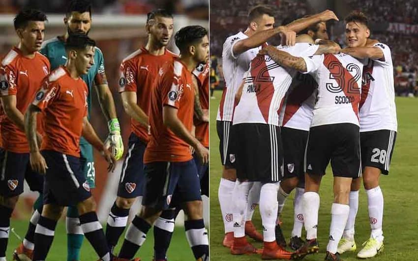 Montagem - Independiente x River Plate