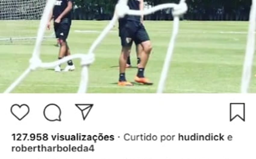 Neymar comenta no Instagram de Nenê