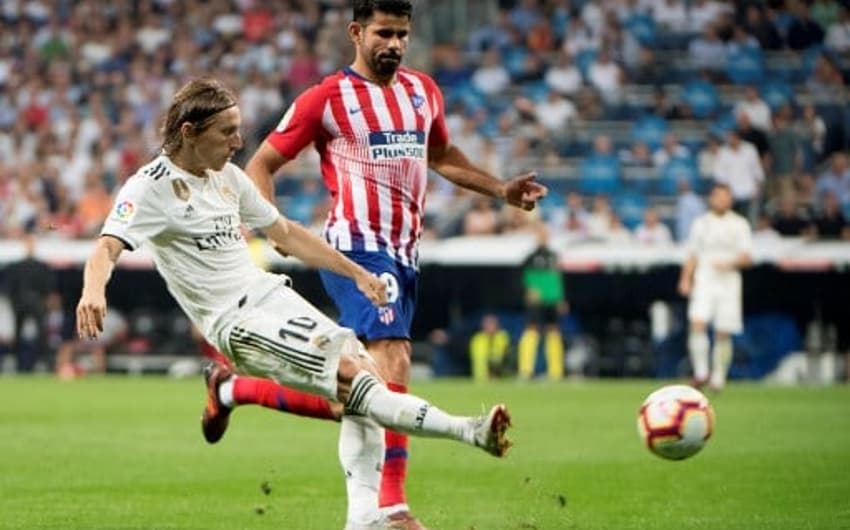 Modric e Diego Costa - Real Madrid x Atlético de Madrid