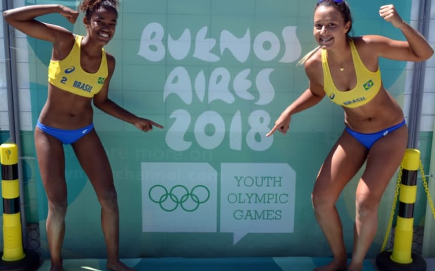 Aninha e Thamela estão invictas nos Jogos Olímpicos da Juventude