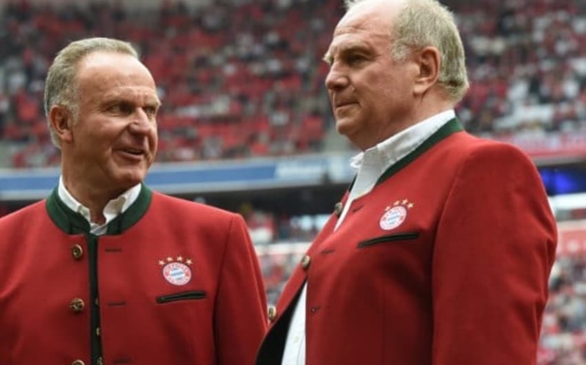 Karl-Heinz Rummenigge e Uli Hoeness - Bayern de Munique