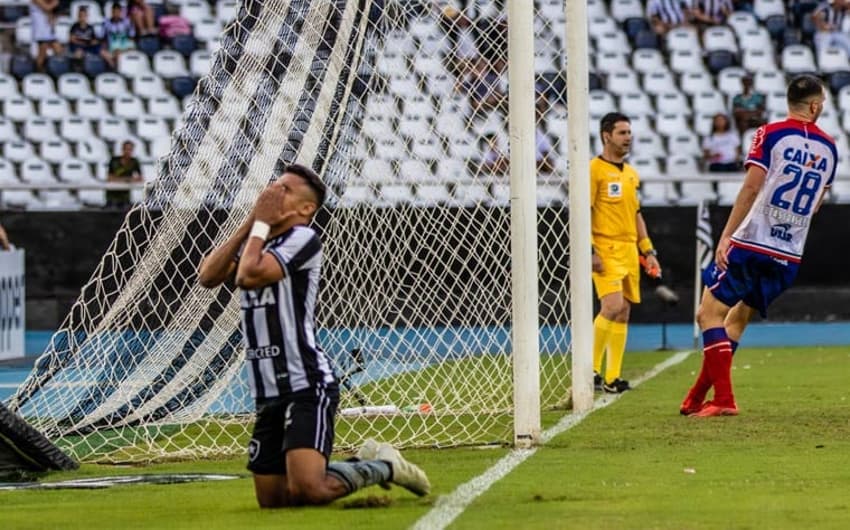 Botafogo perdeu para o Bahia no Nilton Santos. Confira a seguir imagens do confronto