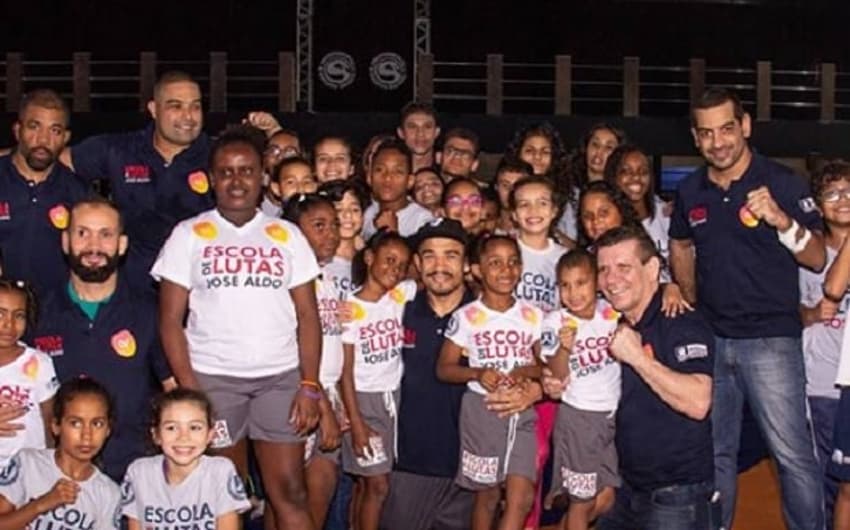 Escola de Luta de José Aldo é um sucesso no Morro Azul, no bairro do Flamengo, no Rio (Foto Serginho Bittencourt)