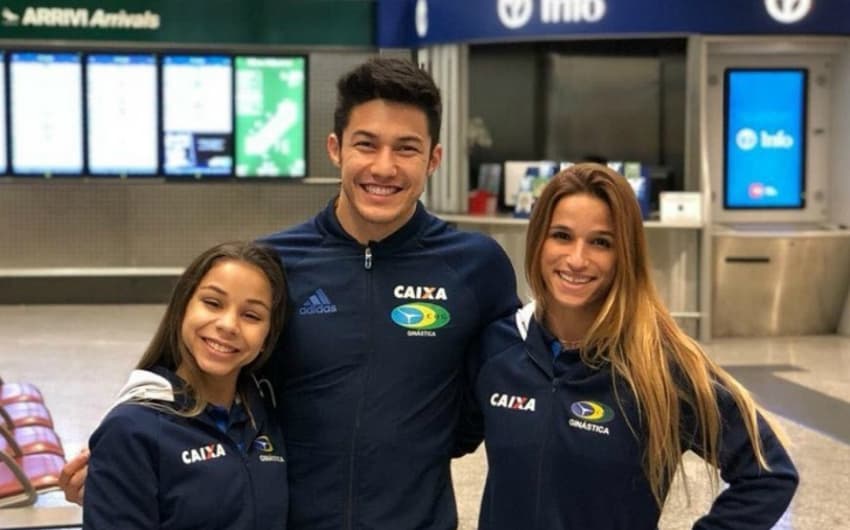 Flávia Saraiva, Arthur Nory e Jade Barbosa representam o Brasil em dois torneios disputados na Suíça