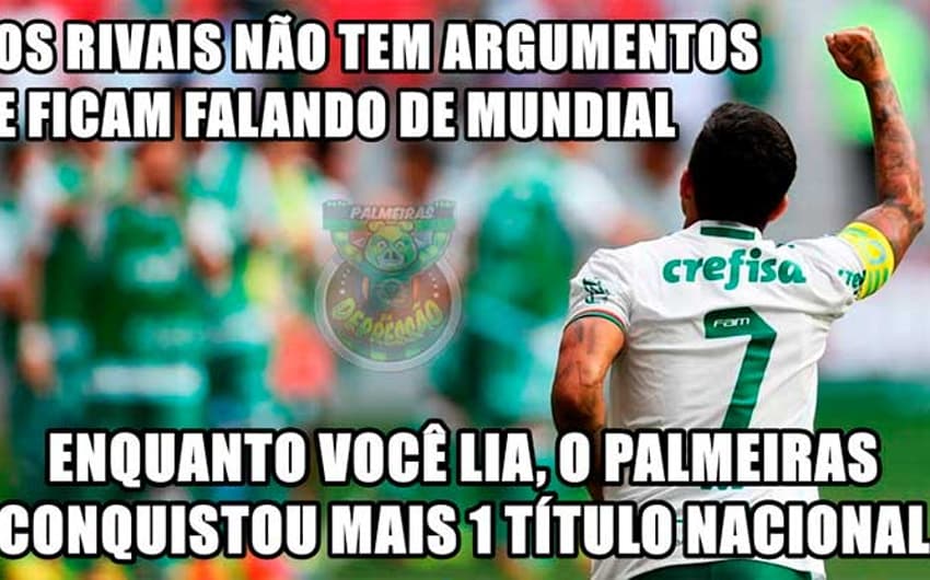 Os melhores memes da conquista do Brasileirão pelo Palmeiras