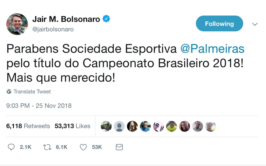 Bolsonaro Twitter