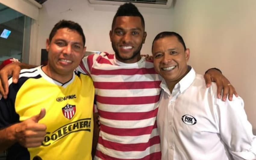 Borja foi ao estádio Metropolitano ver a final da Copa Sul-Americana, na quarta-feira