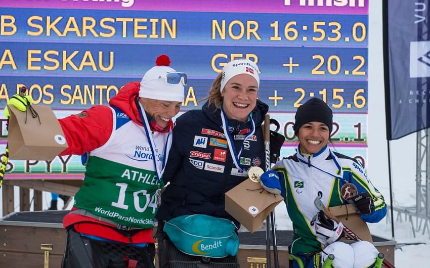 Aline Rocha é bronze na Copa do Mundo de Para-ski Cross Country