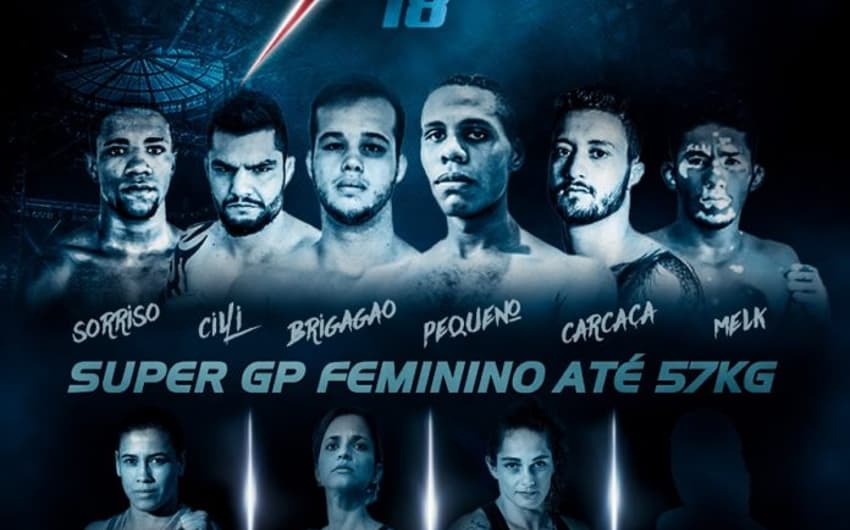 Thunder Fight 18 vai reunir grandes lutadores nacionais e um GP feminino que promete ser empolgante (Foto: Divulgação)