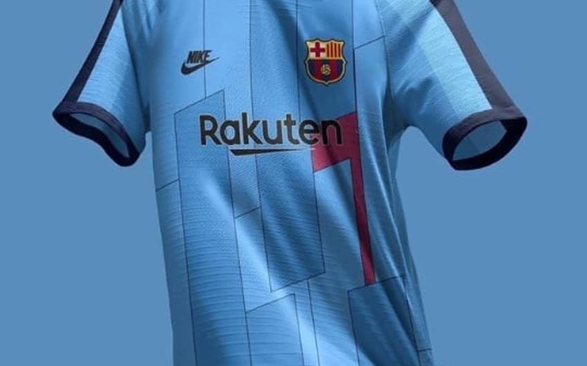 Possível nova terceira camisa do Barcelona