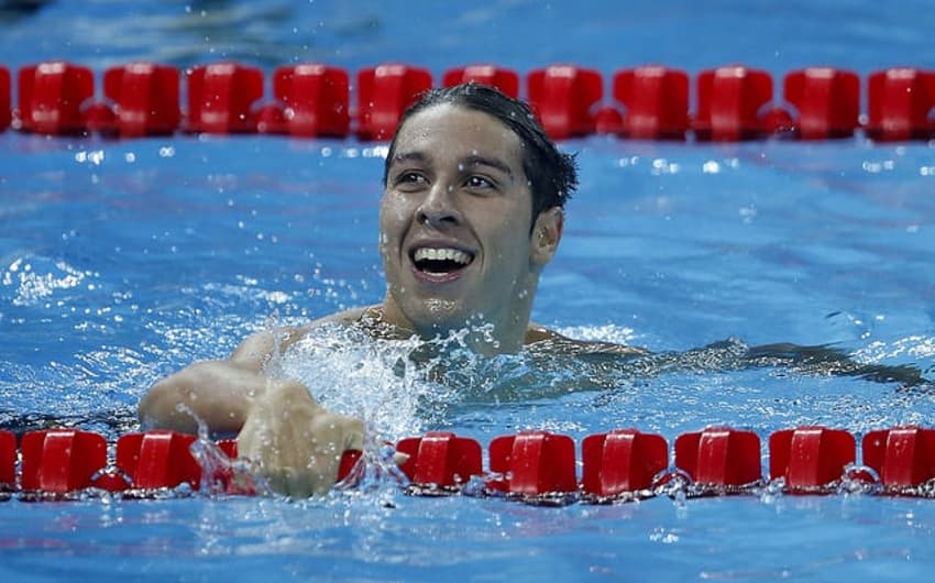 Brandonn Almeida ficou com bronze no Mundial de piscina curta