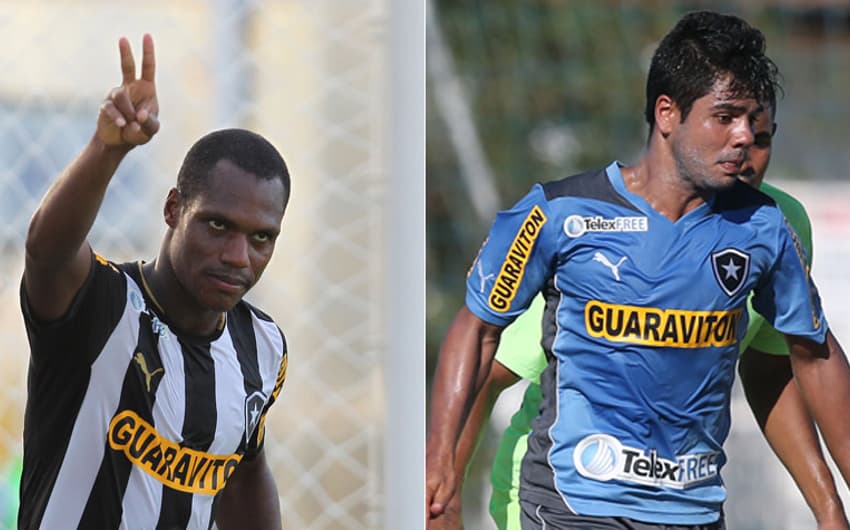 Andre Bahia e Henrique Almeida enquanto defendiam o Botafogo. Confira a seguir a galeria do LANCE!