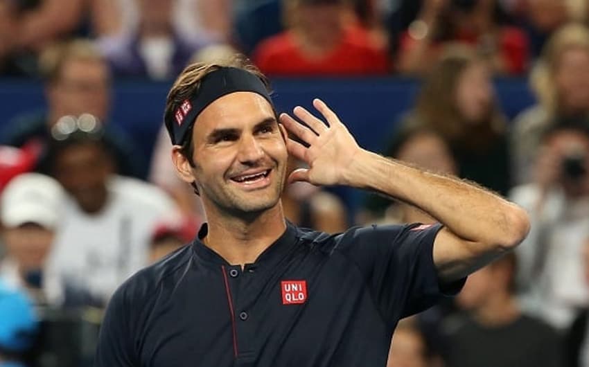Federer venceu seus três jogos de simples na fase de grupos da Copa Hopman 2019 sem perder sets