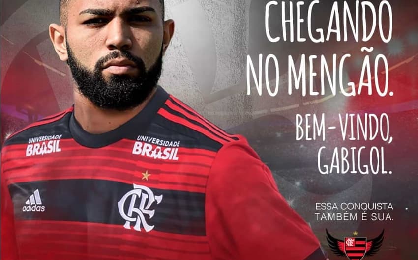 Flamengo anuncia a contratação de Gabigol