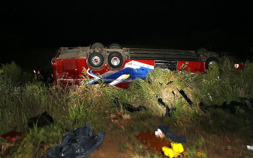 Acidente com ônibus do Brasil de Pelotas ocorreu às 23h30 na noite de 15 de janeiro de 2009