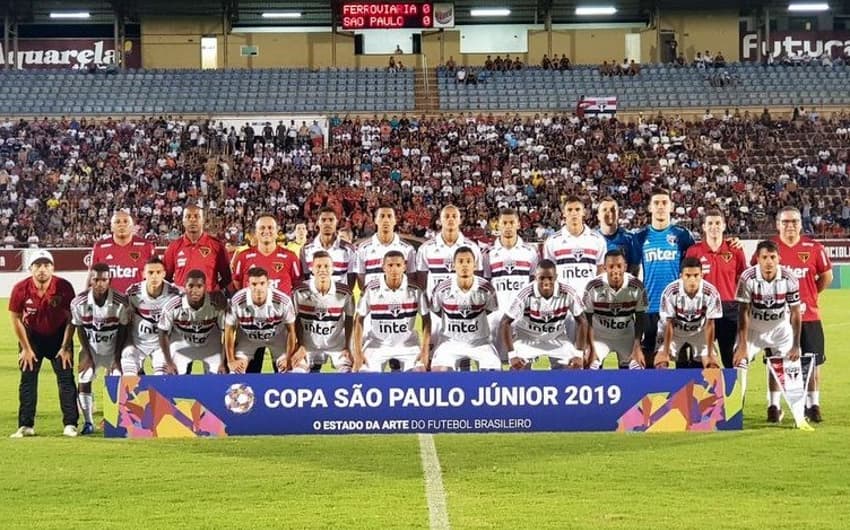 Equipe do Tricolor está garantida nas quartas de final da Copinha