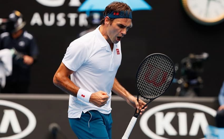 Roger Federer no Australian Open em 2019