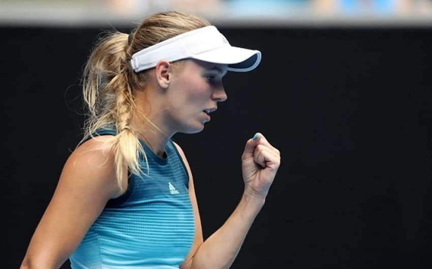 Caroline Wozniacki no Austrália Open em 2019