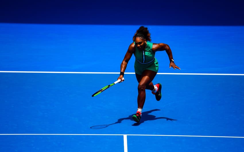 Serena Williams atua em Melbourne