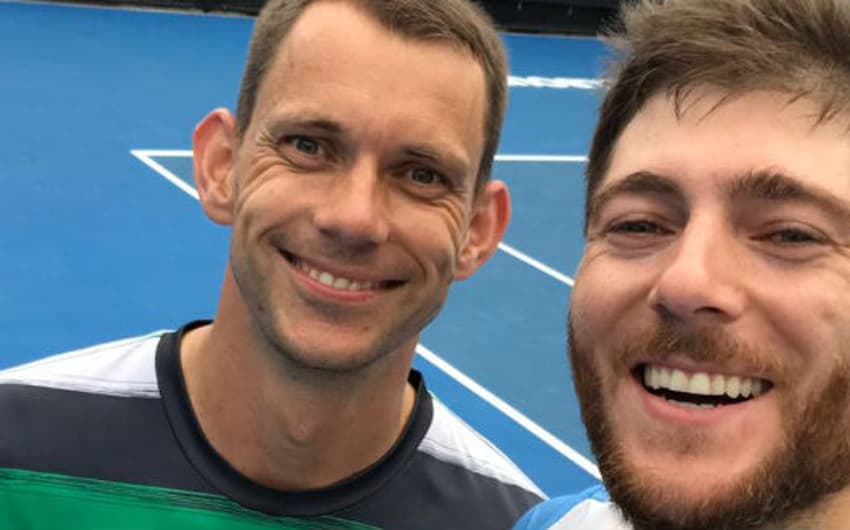 Marcelo Demoliner e Frederik Nielsen no Australian Open 2019