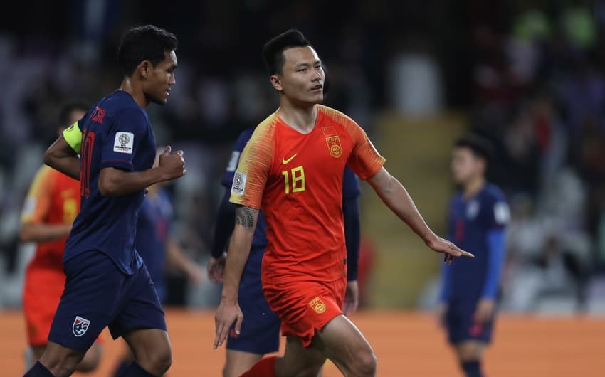 China x Tailândia - Copa da Ásia - Gao Lin