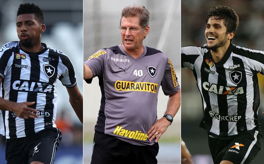 Matheus Fernandes/Oswaldo de Oliveira/Igor Rabello enquanto defendiam o Botafogo. Veja a galeria LANCE!