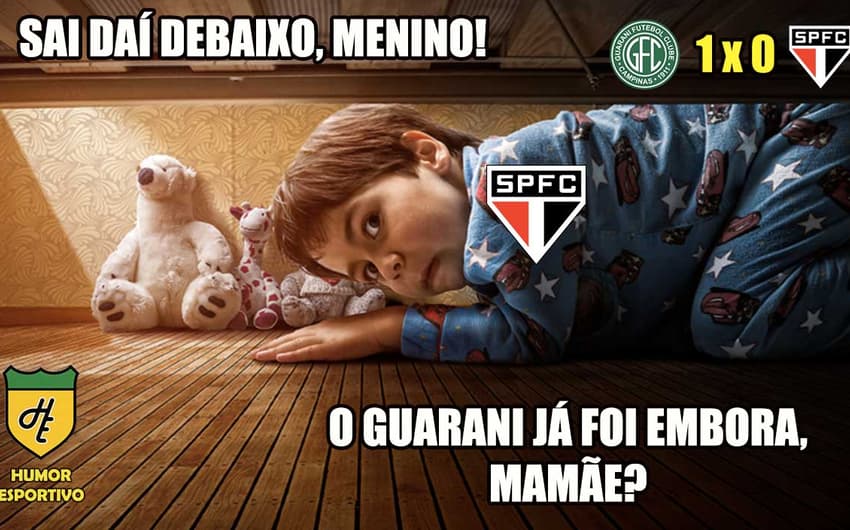 Os melhores memes de São Paulo 0 x 1 Guarani