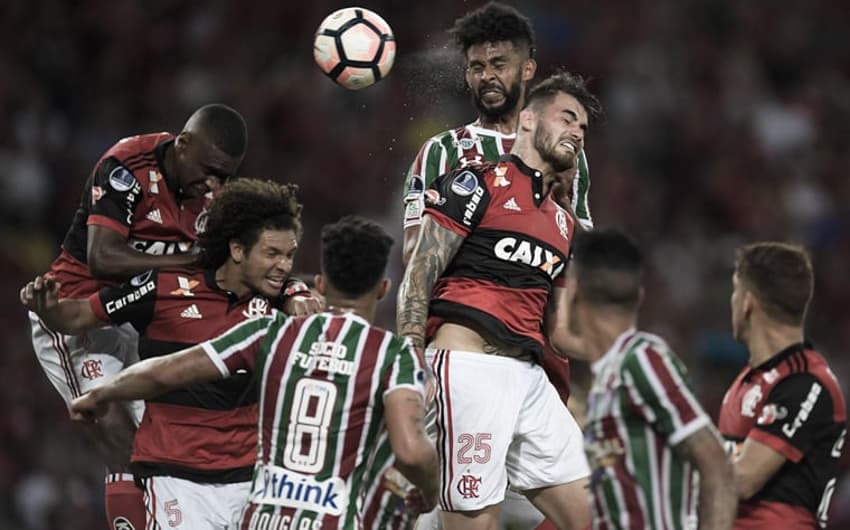 Flamengo 3 X 3 Fluminense - Volta Quartas Sul-Americana 2017